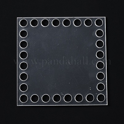 LERANXIN 4 Pezzi di Base per Cestino all'Uncinetto in Acrilico - Fondo Tasca all'Uncinetto da 18 cm - Cestini all'Uncinetto per Archiviazione, Sacchetti e Portabilità