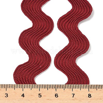 Лента из полиэстерового волнистого кружева OCOR-XCP0002-83B-1