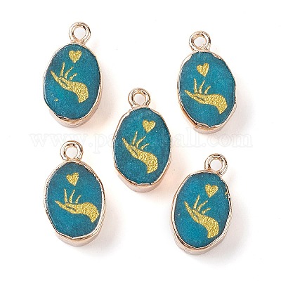 Натурального белого нефрита подвески G-C102-08B-G-1