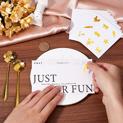 ПВХ пластиковые самоклеящиеся наклейки STIC-WH20002-04B-1