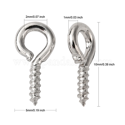 Железный винт с проушиной X-IFIN-S699-01A-P-NF-1