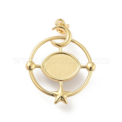 Подвески из непрозрачной смолы KK-G419-09G-04-1