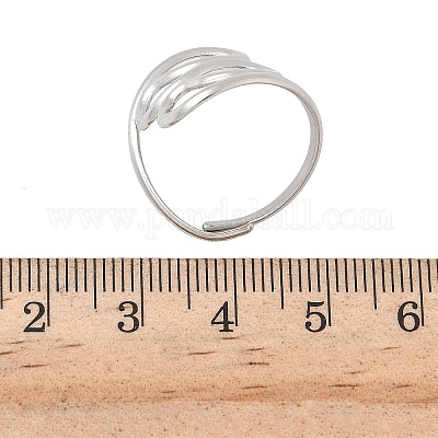 Кольца из нержавеющей стали 304 для женщин RJEW-A079-08A-P-1