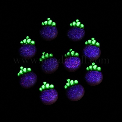 Светящаяся смола декодирует кабошоны RESI-K036-29H-1