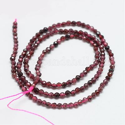 Натуральный гранат шарик нити&nbsp;G-R344-2mm-26-1