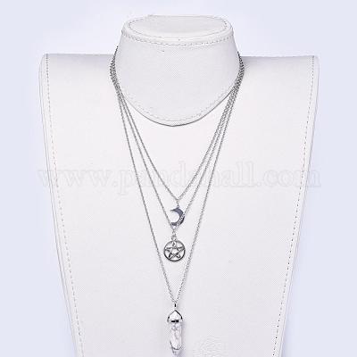 Кулон пули натуральный хаулит NJEW-JN02457-05-1