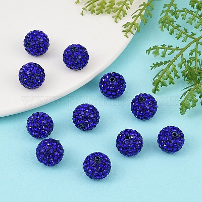 Бусины с класс А стразами RB-B027-9-1