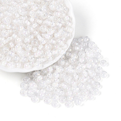 Внутри цветные прозрачные стеклянные бусины&nbsp;SEED-T009-01L-1