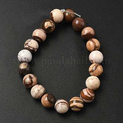 Естественно австралийский агат круглый шарик нити G-M272-02-10mm-1