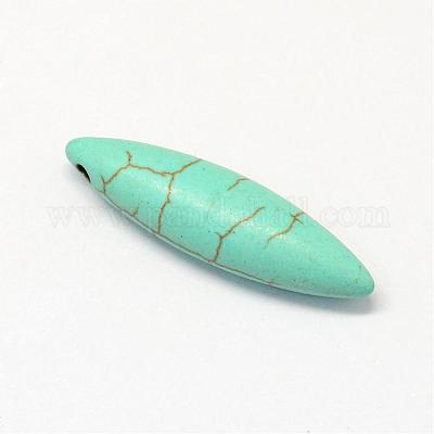 Синтетический драгоценный камень бирюзового подвески TURQ-S283-01B-1