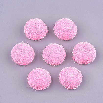 発泡スチロールカボション ポリエステルと 半円 ドーム パールピンク 21 22x11 12mm 約0個 袋の通販 Jp Pandahall Com