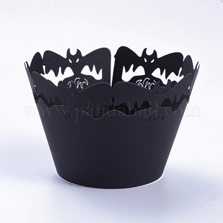 Involucri per cupcake di Halloween a forma di pipistrello CON-G010-D07-1