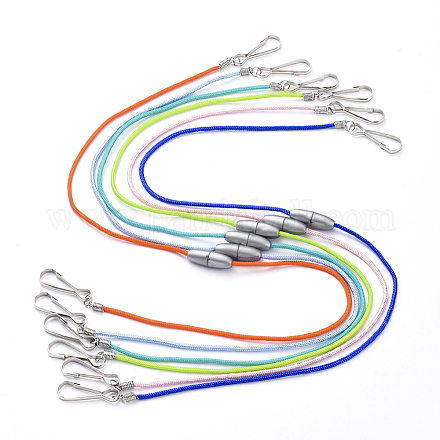 Polyester & Spandex Cord Ropes Eyeglasses Chains AJEW-EH00057-1