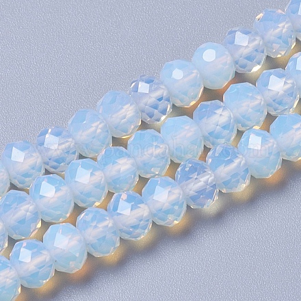 Chapelets de perles d'opalite G-F568-158-A-1