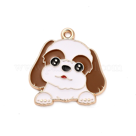 Эмалевые подвески в виде щенка животного FIND-V001-03G-05-1