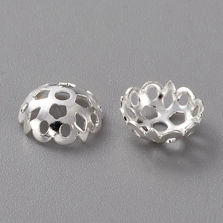 Ausgefallene Perlenkappen aus Messing KK-H739-16S-1