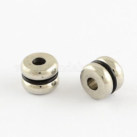 Stainless Steel Spacer Beads STAS-Q175-07-1