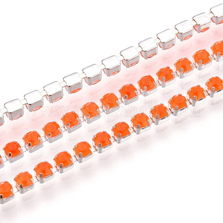 Cadenas de la taza del Rhinestone de hierro CH-T006-01A-07-1
