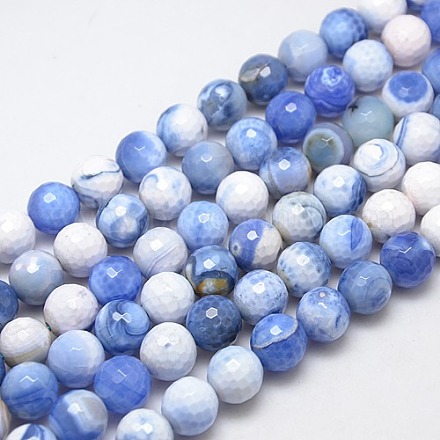 Chapelets de perles en agate de feu naturel X-G-L084-14mm-33-1