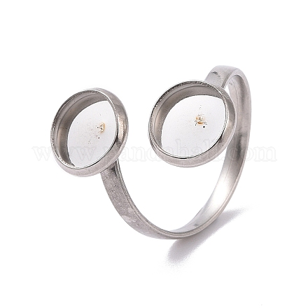 201 fornituras de anillo de puño abierto de acero inoxidable X-STAS-E124-01P-1