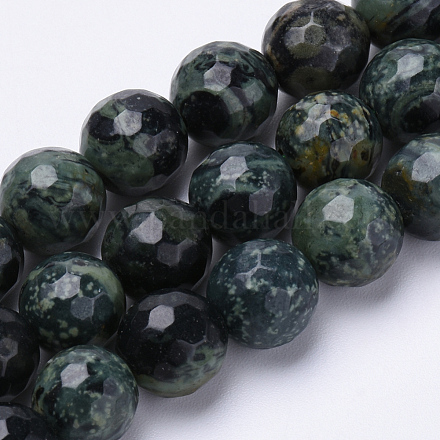 Natur Malachit Perlen Stränge G-S281-12-6mm-1