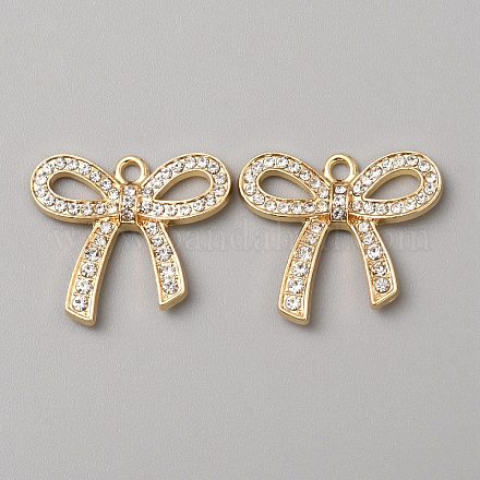 Сплав с подвеской из стразов&nbsp;FIND-WH0518-83G-1