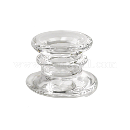 Glass Candlestick Holder CAND-PW0013-50D-1