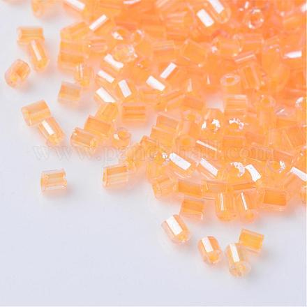 Transparent Two Cut Glass Seed Beads SEED-Q022-2202-1