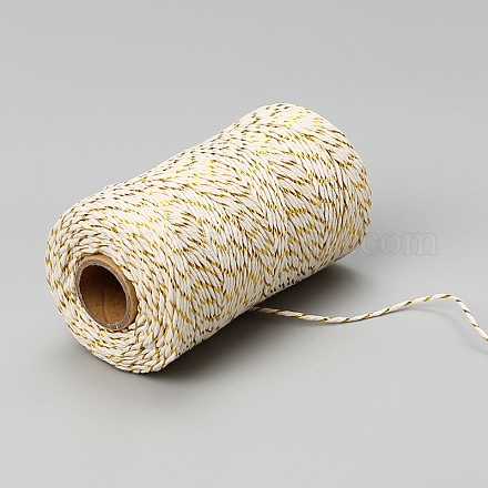 Cordón de algodón redondo de 100m. PW-WG42861-07-1