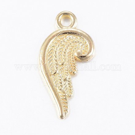 Alloy Wing Pendants PALLOY-ZN8387-G-RS-1