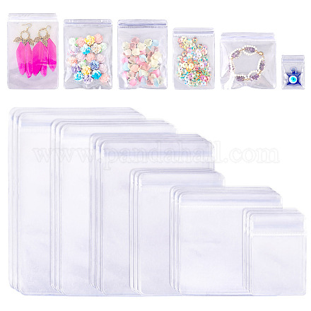 30 шт. 6 стиля ПВХ антиокислительные пакеты с застежкой-молнией AJEW-TA0002-27-1