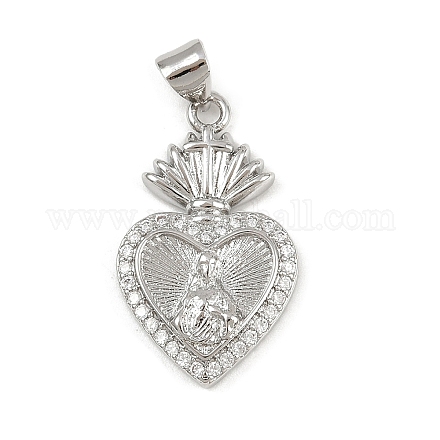 Латунные микро проложить кубического циркония подвески KK-P323-11U-P02-1