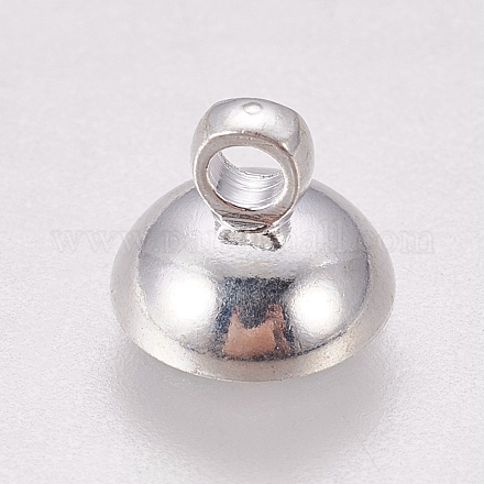 Bails de pendentif de chapeau de perle d'alliage PALLOY-WH0065-09P-1