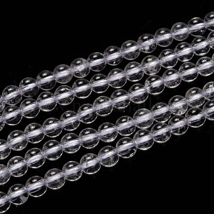 Natural Quartz Crystal Beads Strands G-H236-05B-4mm-1