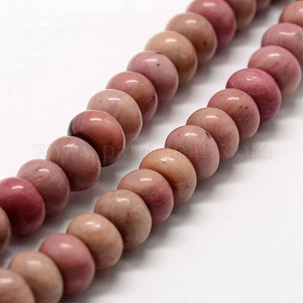 Chapelets de perles en rhodonite naturelle G-G734-02-5x8mm-1