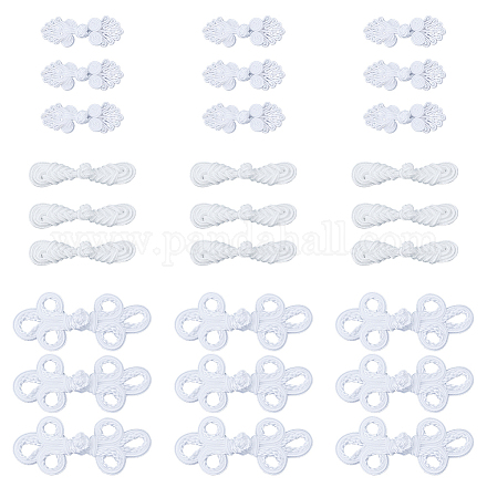 30 пара 3 стилей ручной работы китайские лягушки узлы пуговицы наборы BUTT-DR0001-07-1