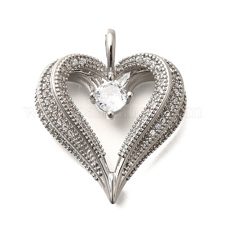 Латунные микро проложить кубического циркония подвески KK-B128-07P-1