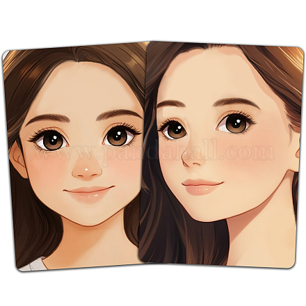 Пластиковая доска для рисования макияжем MRMJ-WH0101-004-1