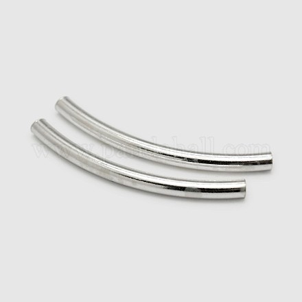 925 tubo in perline argento STER-O021-03-26x2mm-1