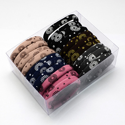Accessoires pour cheveux Porte-queue de cheval fibre élastiques cravates pour fille OHAR-R251-01-1