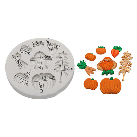 Stampi in silicone per alimenti per ornamenti autunnali fai-da-te DIY-G054-B02-1