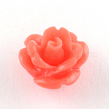 Dyed Flower Synthetical Coral Beads CORA-R011-32E-1