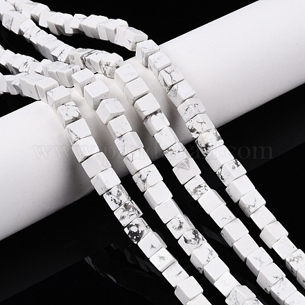 Природные Говлит бисер нитей G-T139-6x6-02A-1