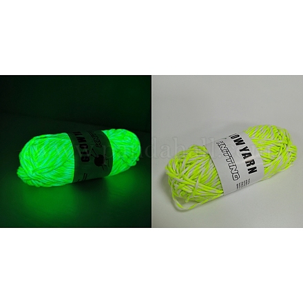 Luminous Two Tone Polyester Yarns PW-WG86519-03-1