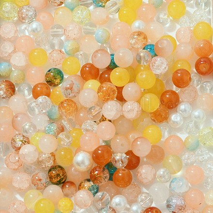 Разноцветные стеклянные бусины X1-GLAA-XCP0012-02E-1