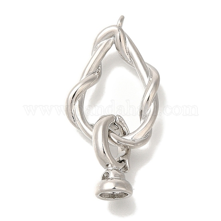 Латунь раз по сравнению с застежками KK-K389-028P-1