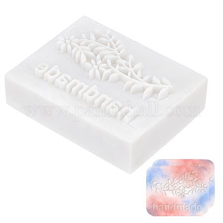 CRASPIRE Leaf Soap Stamp Handmade Resin Soap Stamp Letter Soap  Chapter Embossing Stamp Mini Seal for Soap Arts Crafts Clay Biscuits  Gummies Making Projects DIY Gift