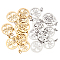 UNICRAFTALE 20pcs 2 Colors 304 Stainless Steel Tree of Life Flat Round Pendants with Unsoldered Jump Rings Metal Hollow Charms for DIY Bracelets Necklace Jewelry Making