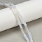 Opalite Beads Strands, Tube, 12~13x4~4.5mm, Hole: 1mm, about 31pcs/strand, 15.67''(39.8cm)