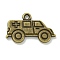 Tibetan Style Alloy Pendants, Lead Free & Cadmium Free, Ambulance, Antique Bronze, 13.5x21.5x2mm, Hole: 1.5mm